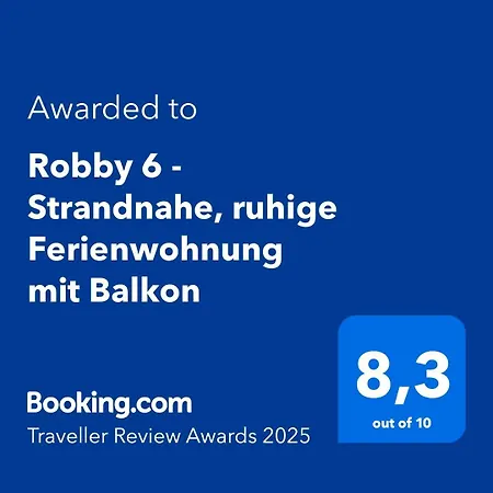 Robby 6 - Strandnahe, Ruhige Mit Balkon Апартаменты